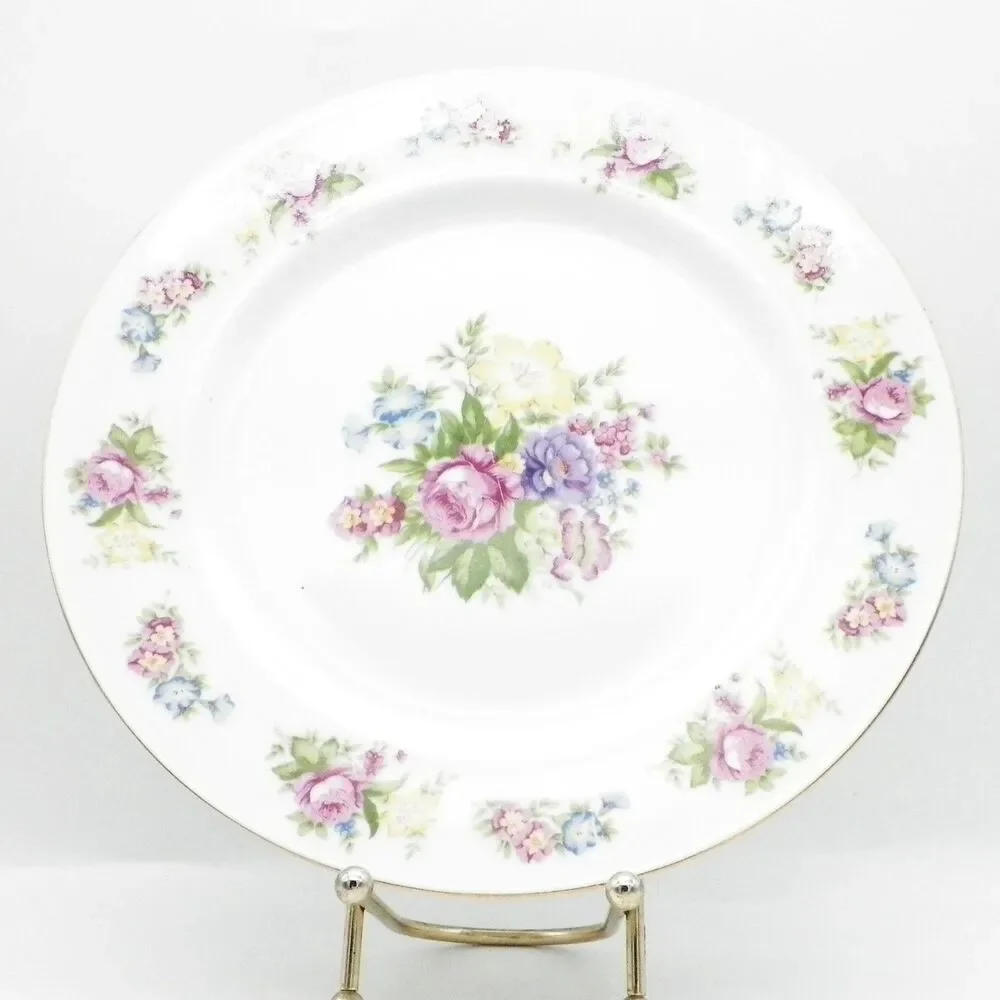 Kingswood China 4 Dinner Plates Floral 10